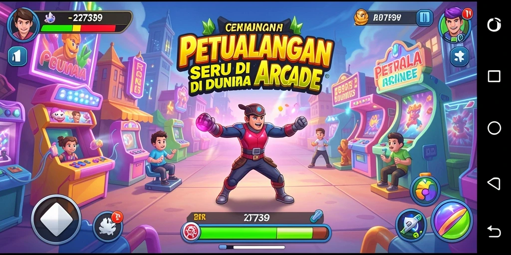 Gameplay penuh aksi di dunia Arcade yang seru.