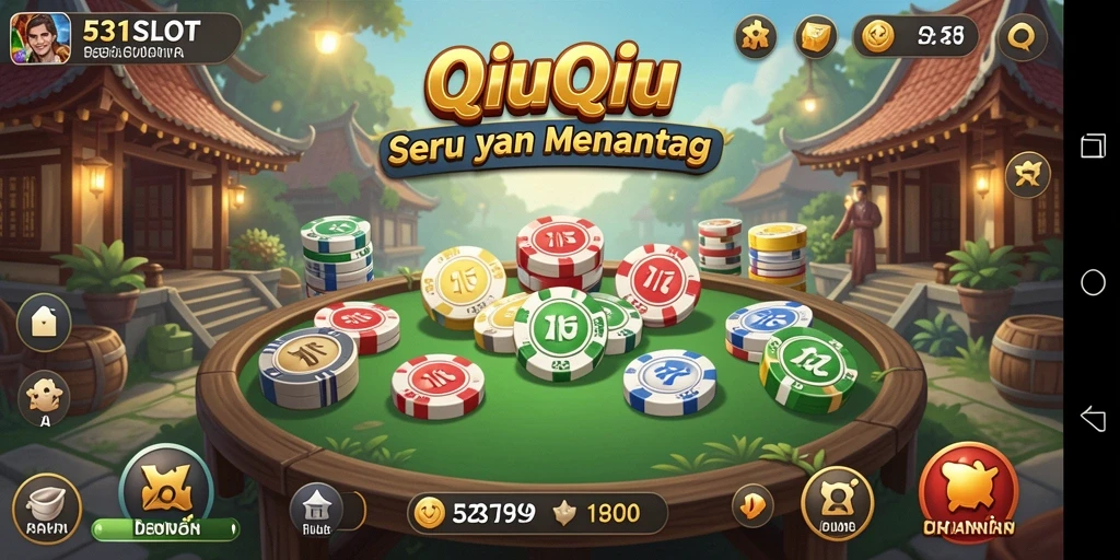 Tampilan gameplay QiuQiu yang seru di 531SLOT.