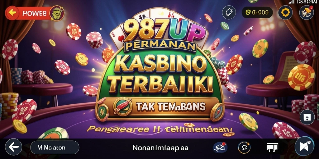 Tampilan gameplay menarik dari aplikasi 987UP Kasino.