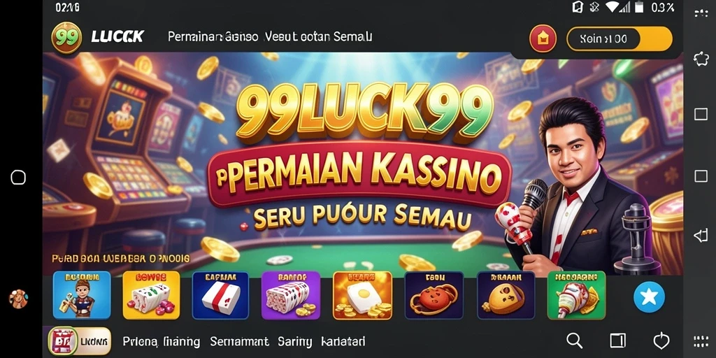 Screenshot gameplay 99LUCK99 menampilkan suasana kasino yang seru.