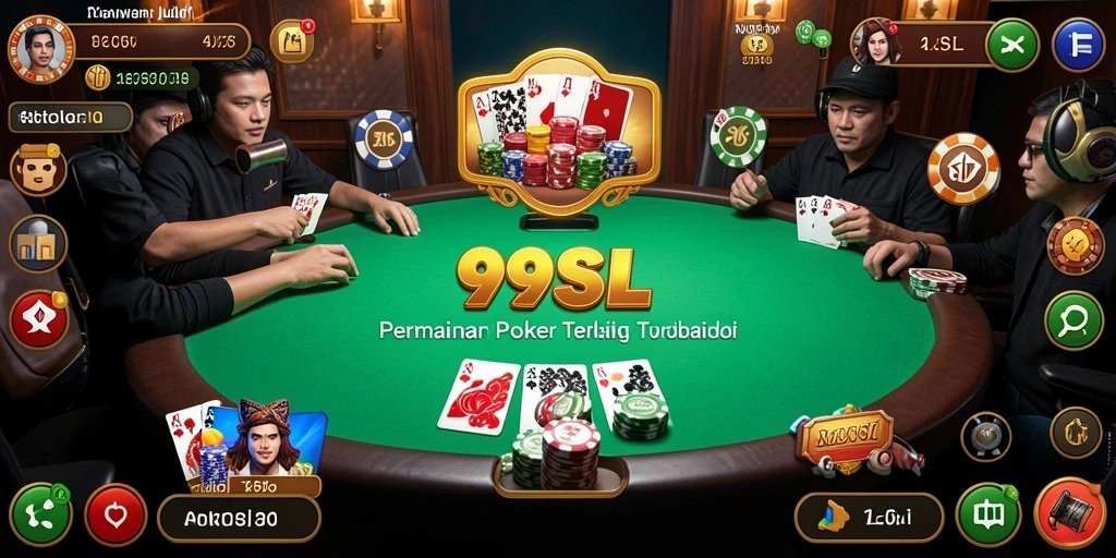 Tampilan gameplay poker yang menarik di 99SL.