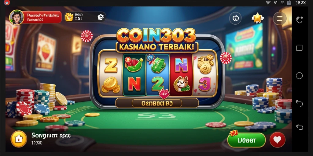 Tampilan gameplay menarik dari COIN303 yang membawa Anda ke dunia Kasino.
