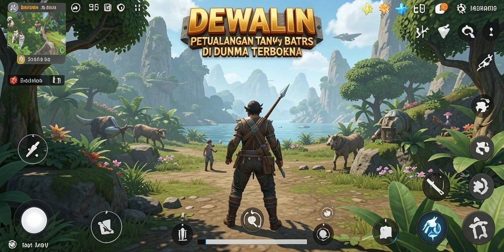 Screenshot gameplay DEWALIN yang menunjukkan petualangan mendebarkan.