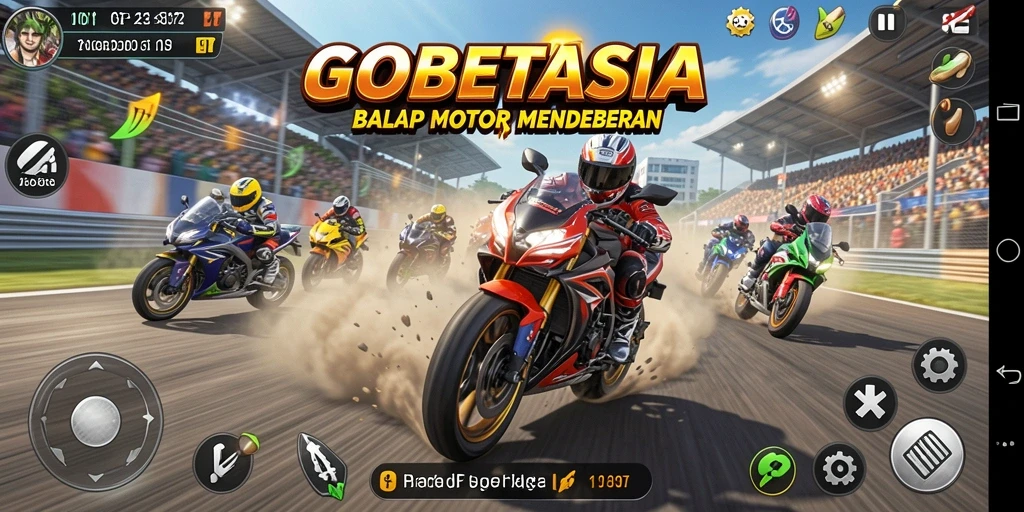 Tampilan menarik dari gameplay GOBETASIA yang menegangkan dan seru.