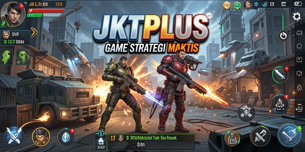 Screenshot gameplay JKTPLUS menampilkan aksi strategi yang mendebarkan.