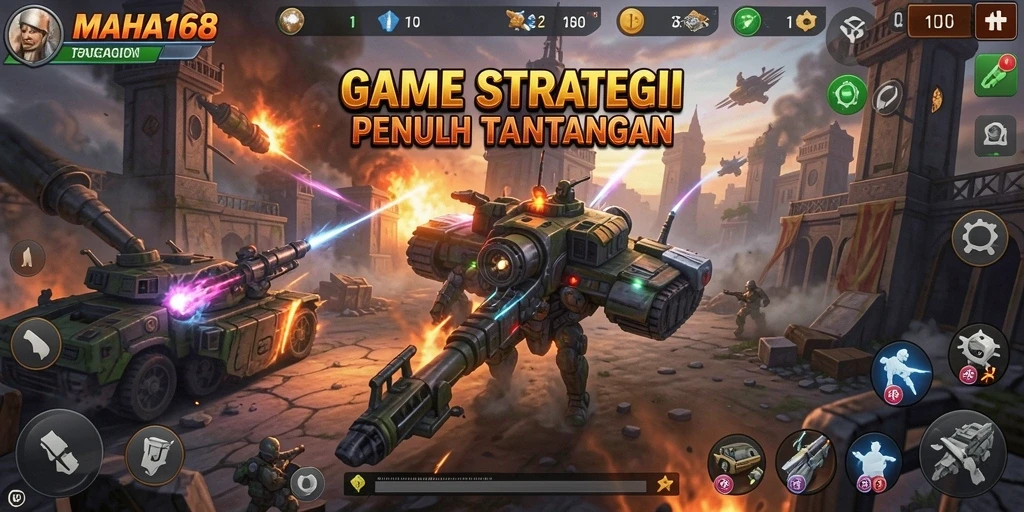 Gameplay seru dan penuh strategi di MAHA168.