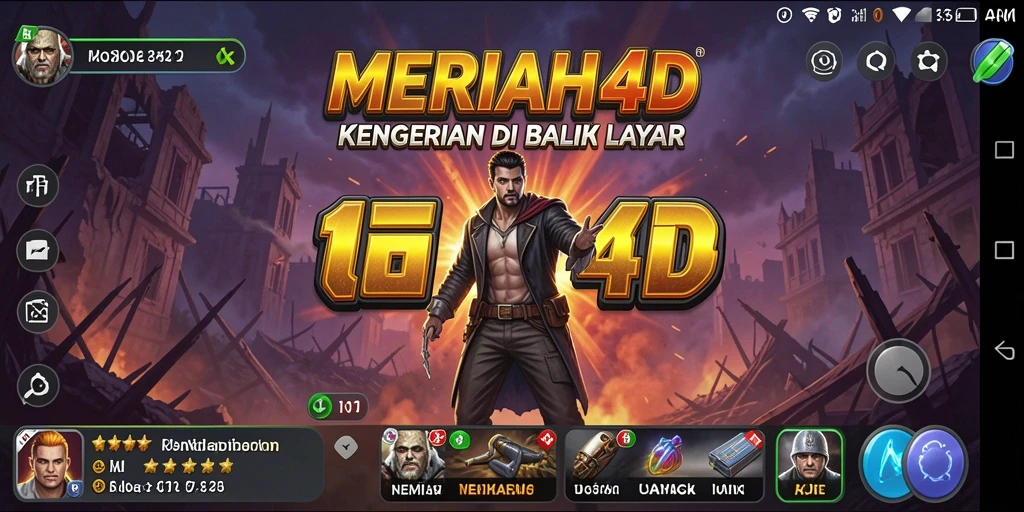 Tampilan mendebarkan dari gameplay kengerian MERIAH4D