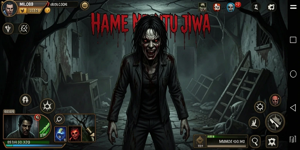 Gameplay mengerikan dengan suasana yang menegangkan.