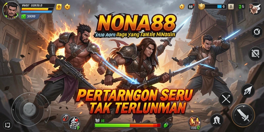 Tampilan seru dari pertarungan di game NONA88.