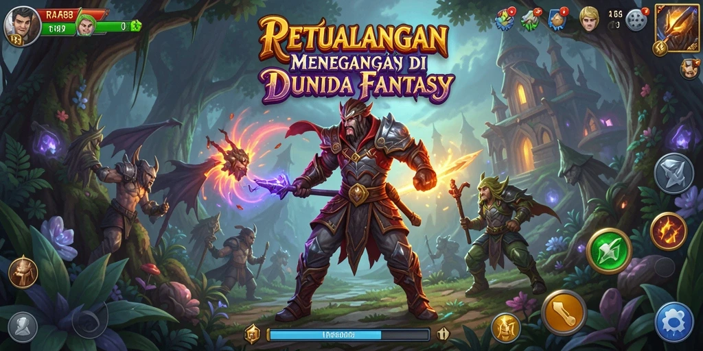 Tampilan gameplay RAFA88 dengan petualangan seru dan menantang.