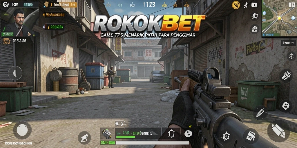 Tampilan menarik dari gameplay ROKOKBET dengan aksi tembak-menembak.