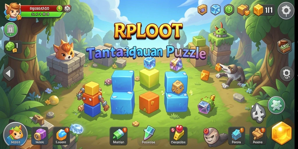 Tampilan gameplay RPLOOT yang menantang dan menghibur.