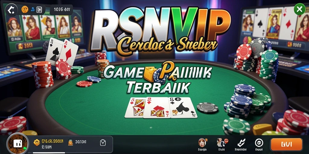Tampilan gameplay poker yang seru dalam RSNVIP.