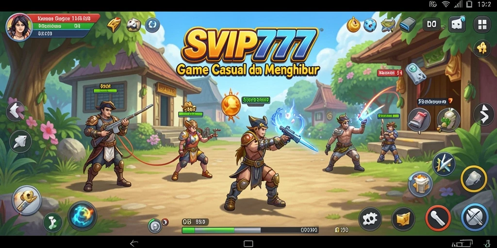 Tampilan gameplay SVIP777 yang menarik dan penuh warna.