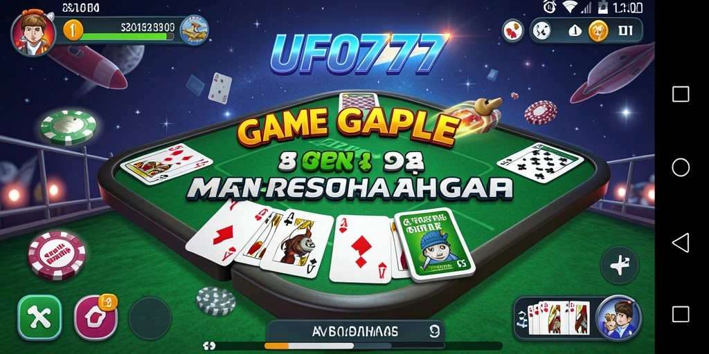 Tangkapan layar utama gameplay Gaple yang seru dan interaktif.